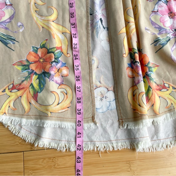 S O L D : Anthropologie Aratta Silent Journey Flannel Plaid Floral Dress - Picture 17 of 17